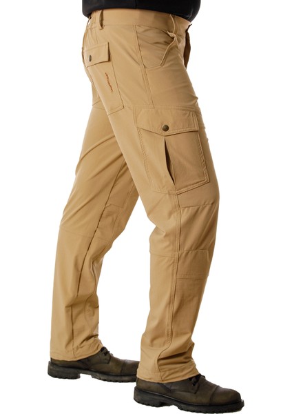 Trekking Kargo Pantolon Bej (Model: Feather)