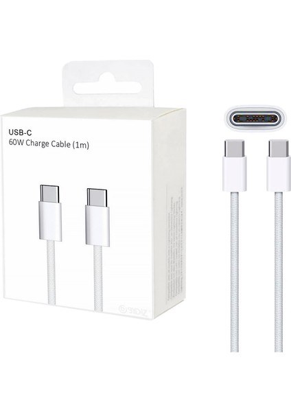 iPhone 16/15 /pro/Max/Plus/iPad/Mac Usb C To Usb C Mfi Onaylı Çip 60w 120w İPhone Hızlı Şarj Kablosu