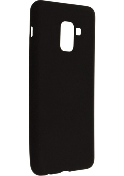 Samsung Galaxy A8 2018 Kılıf Premium Rubber Silikon - Siyah