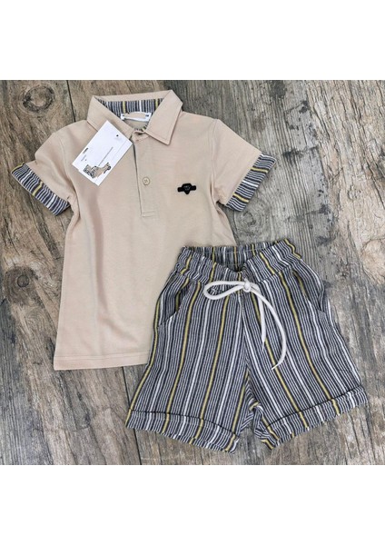 Yigit Butik Polo Yaka Şortlu Erkek Çocuk Takım