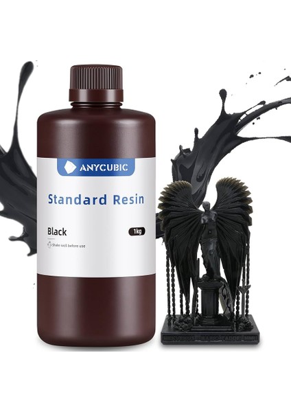 Anycubic Siyah Uv Standard Resin (Reçine) 1 kg Sla