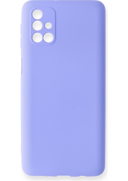 Samsung Galaxy M31S Kılıf Premium Rubber Silikon - Lila