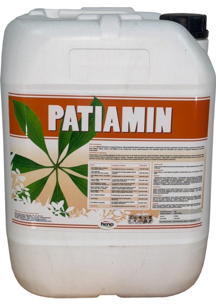 Patiamin Bitkisel Menşeli Sıvı Organik Gübre 20 Litre
