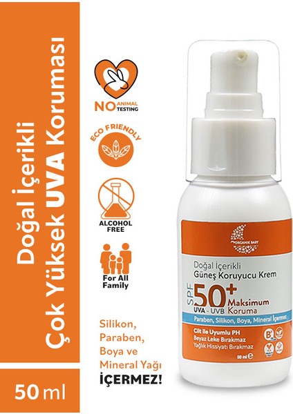 Organik ve Doğal İçerik Vücut Koruyucu Sprey, Güneş Kremi ve Çok Amaçlı Hero Anlık Yatıştırıcı 100 ml