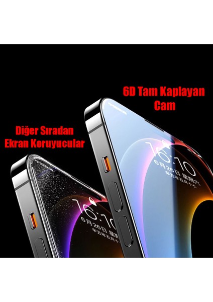 iPhone 15 Plus 6d Cam Ekran Koruyucu Tam Kaplayan Güçlü Yapışkan Özellikli Kılıf Dostu fiyatları