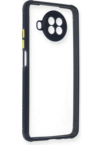 Xiaomi Redmi Note 9 Pro 5g Kılıf Miami Şeffaf Silikon - Lacivert