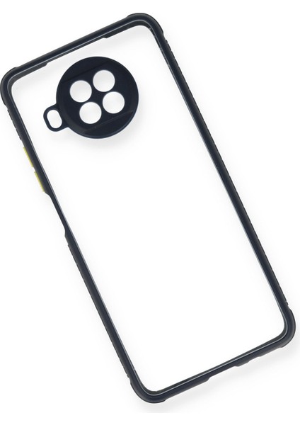 Xiaomi Redmi Note 9 Pro 5g Kılıf Miami Şeffaf Silikon - Lacivert modelleri