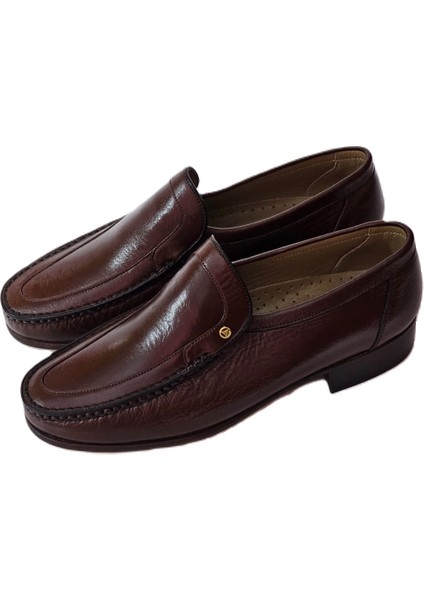 Erkek Içi Dışı Komple Saf Rok Deri Kösele Taban Klasik Erkek Ayakkabı fırsatları