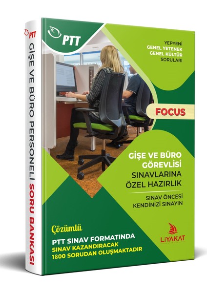 2024/1 -Soru Bankası – Ptt Gişe ve Büro Personeli Sınavlarına Özel Hazırlık - Focus