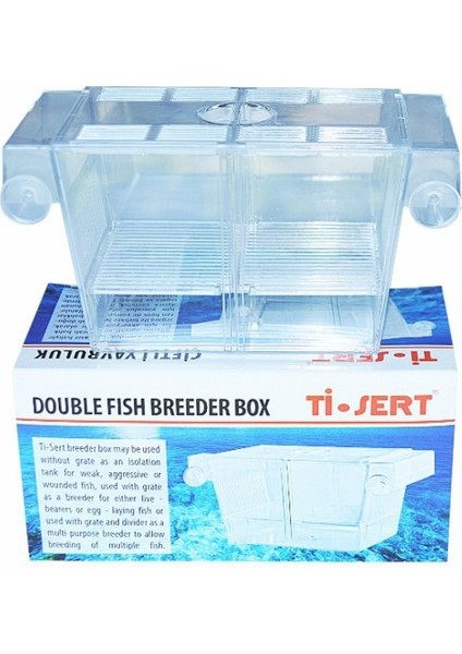 Aquawe Çift Bölmeli Canlı Doğuran Balık Yavruluğu Fish Breeder Box
