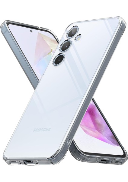 Galaxy A35 Şeffaf Kılıf 3D Kamera Korumalı 0.7mm Fit Tasarım Esnek Silikon Kapak