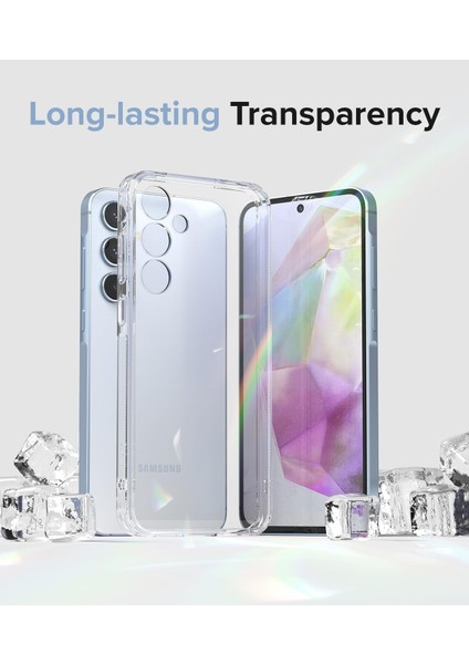 Galaxy A35 Şeffaf Kılıf 3D Kamera Korumalı 0.7mm Fit Tasarım Esnek Silikon Kapak modelleri