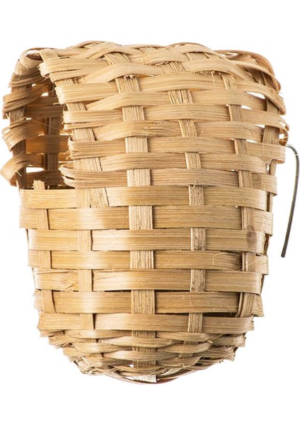 Kafes Için Büyük Hasır Bülbül ve Finch Kanarya Kuş Yuvası 15 x 10 x 18 cm fiyatları