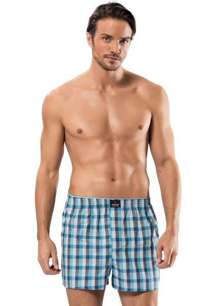 Erkek Poplin Desenli Boxer 1440 - 6 Adet