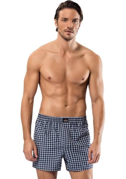 Erkek Poplin Desenli Boxer 1440 - 6 Adet