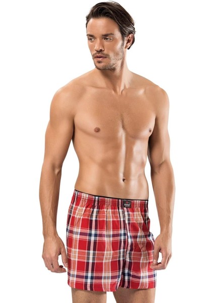 Erkek Poplin Desenli Boxer 1440 - 6 Adet