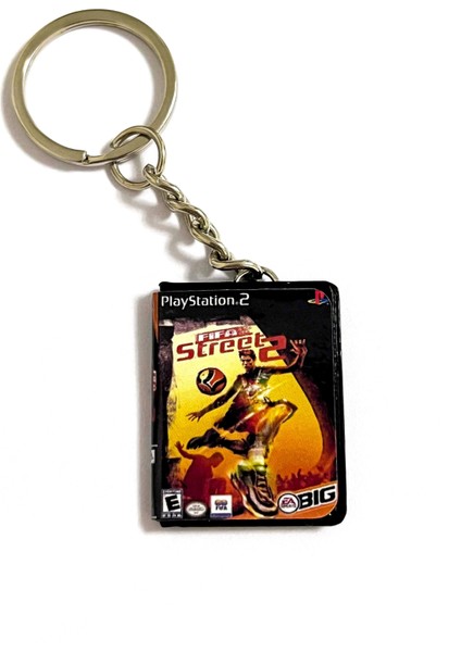 Fifa Street 2 Retro Minyatür Ps2 Oyun Kutusu Anahtarlık