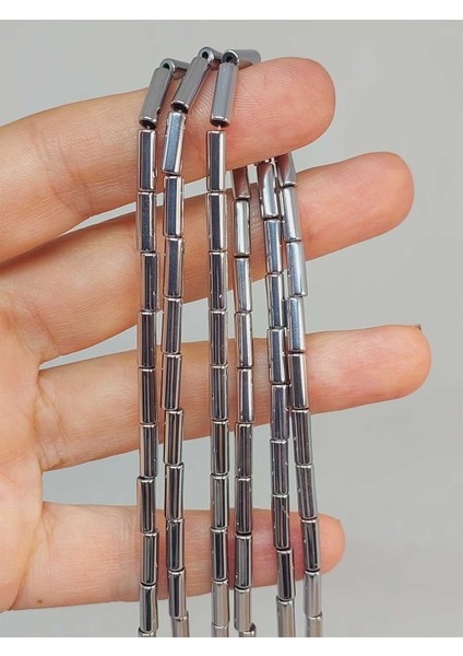 Hematit Taşı Dizi 3*9mm (49622)