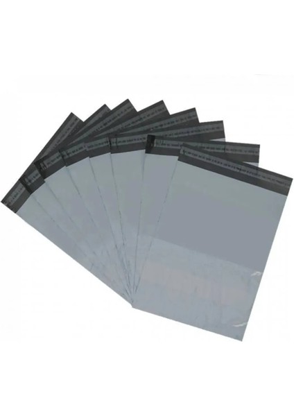 Gri Cepsiz Kargo Poşeti 24X30+5 cm 100 Adet