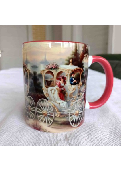 At Arabası Vintage Baskı Kupa modelleri