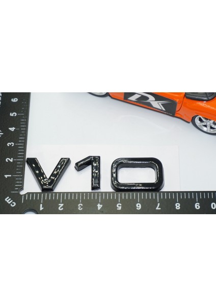 V10 3m 3D Siyah Abs Bagaj Logo Amblem Audi Ile Uyumlu