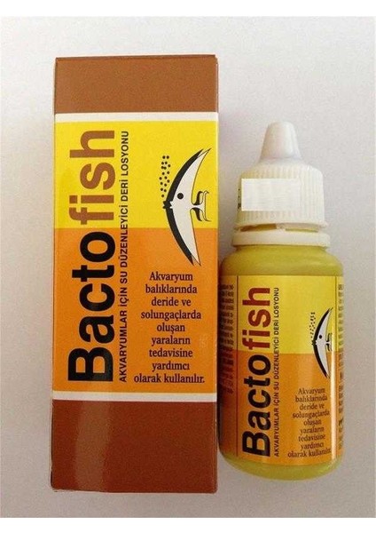 Bactofish Akvaryum Su Düzenleyici Balık Bakım Ilacı Deri Tedavisi Losyonu 30 ml