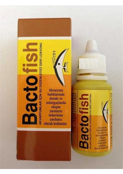 Bactofish Akvaryum Su Düzenleyici Balık Bakım Ilacı Deri Tedavisi Losyonu 30 ml