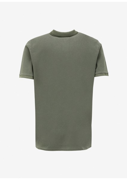 Haki Erkek Polo Yaka Relaxed Polo T-Shirt J4SM-TST7232