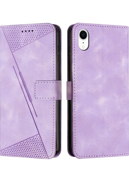 iPhone Xr ile Uyumlu Pu Deri Telefon Kılıfı (Yurt Dışından)
