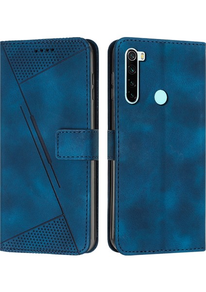 Xiaomi Redmi Note 8t ile Uyumlu Pu Deri Telefon Kılıfı (Yurt Dışından)