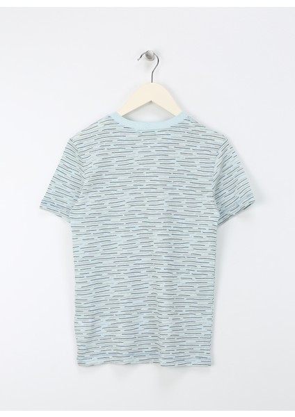 Açık Mavi Erkek Çocuk T-Shirt 362PC10HL