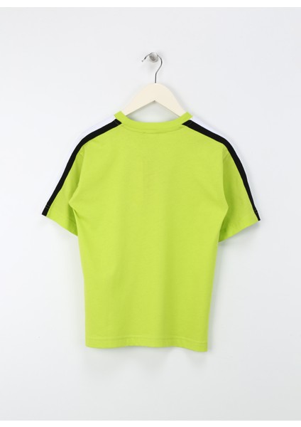 Neon Yeşil Erkek Çocuk T-Shirt 3I1XC10J0