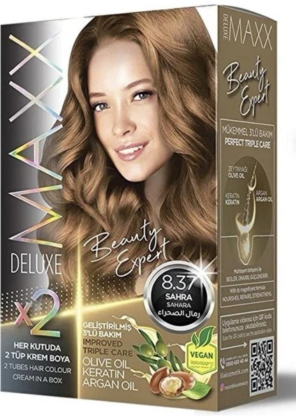 Maxx Deluxe Saç Boyası 8.37 Sahra