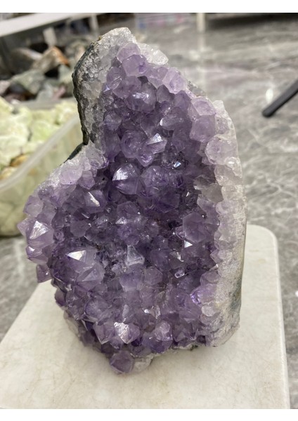 Natural Stone Collection - Ametist Ham Doğaltaş Retro Taşı ( No Bad Vibes )