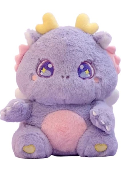 Jingle Dragon Doll Çocuk Peluş Oyuncak Bez Bebek Ejderha Yılı Maskot Bebek (Yurt Dışından)