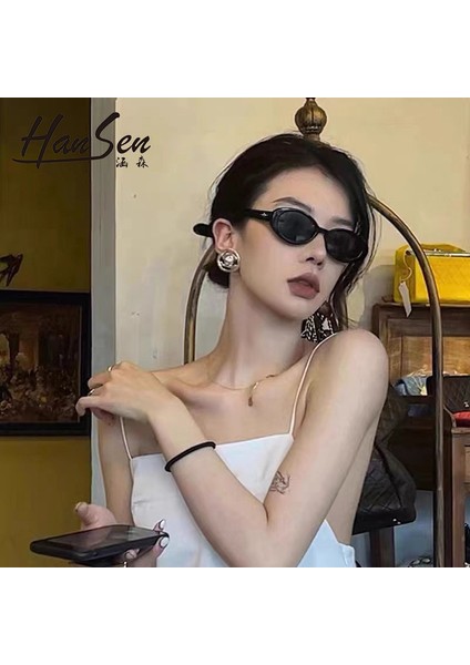 Oval Küçük Çerçeveli Güneş Gözlüğü Modaya Uygun Kadın Üst Düzey Retro Beş Köşeli Yıldız Güneş Gözlüğü Erkek Açık Yeşil Çerçeve Yeşil Film (Yurt Dışından) fiyatları