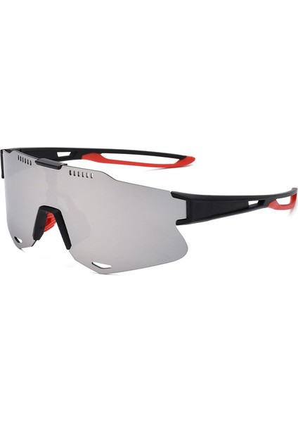 Spor Gözlükleri TR90 Moda Güneş Gözlükleri Özelleştirilmiş Moda Güneş Koruyucu Güneş Gözlüğü Bisiklet Gözlükleri Beyaz Çerçeve Gri Bacak Kuyruk Cıva Filmi (Yurt Dışından) fiyatları