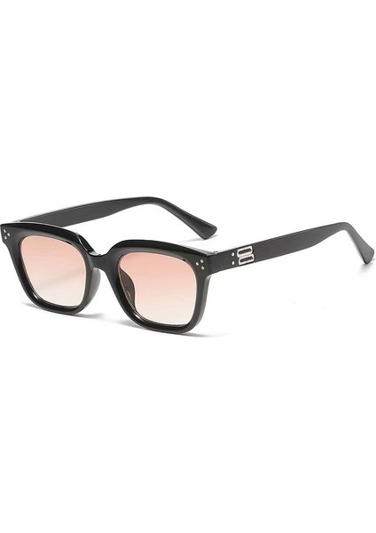 Pirinç Tırnaklı Güneş Gözlüğü, Anti-Uv Güneş Gözlüğü, Modaya Uygun Siyah Çerçeve Degrade Çay Gözlükleri (Yurt Dışından) indirimleri