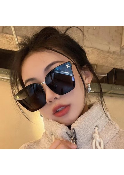 Kadınlar Için Arc De Triomphe Güneş Gözlüğü, Modaya Uygun, Üst Düzey, Modaya Uygun, Işe Gidip Gelirken Sokak Fotoğrafçılığı, Yüz Gösterme, Küçük Güneş Koruyucu Güneş Gözlüğü, Leopa (Yurt Dışından)