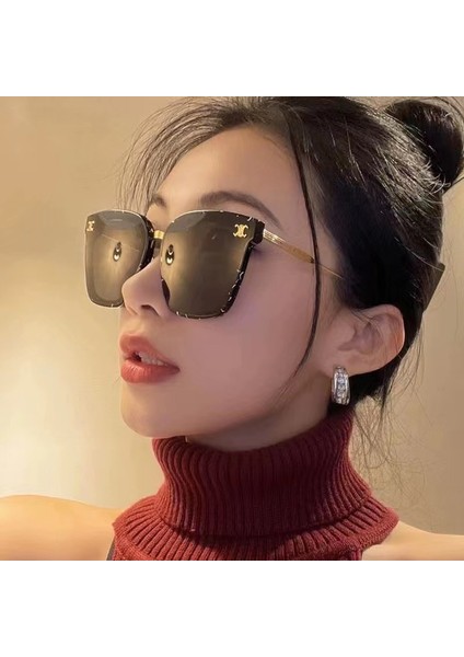 Kadınlar Için Arc De Triomphe Güneş Gözlüğü, Modaya Uygun, Üst Düzey, Modaya Uygun, Işe Gidip Gelirken Sokak Fotoğrafçılığı, Yüz Gösterme, Küçük Güneş Koruyucu Güneş Gözlüğü, Leopa (Yurt Dışından) fırsatları