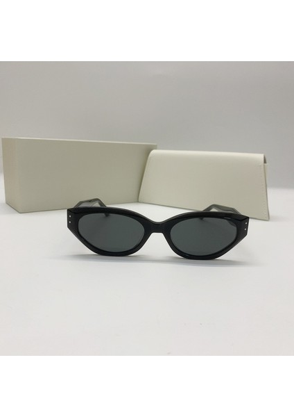 Kadınlar Için Kedi Gözü Güneş Gözlüğü, Üst Düzey Sürüş Gözlükleri, Anti-Uv Güneş Gözlüğü, Beyaz Çerçeve, Siyah ve Gri Lensler (Yurt Dışından) modelleri