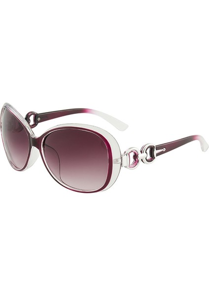 Trendy Moda Güneş Gözlüğü Büyük Çerçeve Güneş Gözlüğü Retro Seyahat Kadın Gözlük Leopar Baskı Tarzı Çift Çay Adet (Yurt Dışından) fiyatları