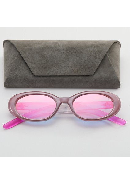 Jenny Yüksek Güneş Gözlüğü Küçük Çerçeve Polarize Anti-Uv Güneş Gözlüğü Kadınlar Için Mor Çerçeve Mor Film (Gerçek Film) (Yurt Dışından)