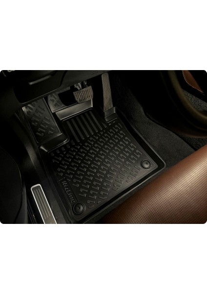 Hyundai Ioniq 5 Hareketli Orta Konsol Arka Tarafta 2023 Araca Özel 3D Havuzlu Paspas modelleri