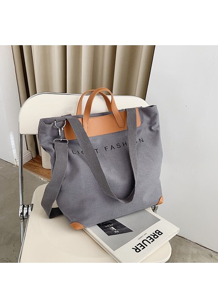 Çanta Omuz Çantası Messenger Kanvas Tote (Yurt Dışından)