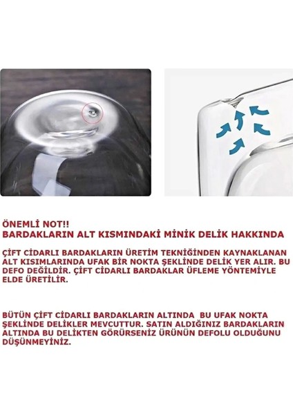 2'li Çift Cidarlı 450ML Isıya Dayanıklı Cam Bardak Sıcak Soğuk Burgulu Çay Süt Kahve Kupası Bardağı fiyatları