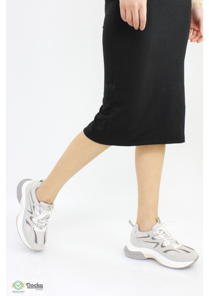 Kadın Mevsimlik Kalın Taban Klasık Tarz Casual Spor Ayakkabı SS24/SP163