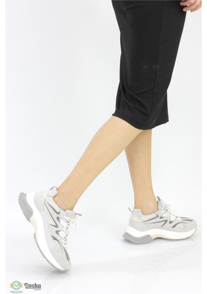Kadın Mevsimlik Kalın Taban Klasık Tarz Casual Spor Ayakkabı SS24/SP163
