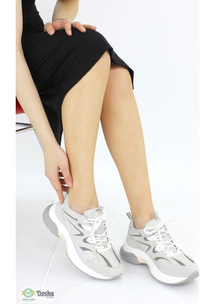 Kadın Mevsimlik Kalın Taban Klasık Tarz Casual Spor Ayakkabı SS24/SP163