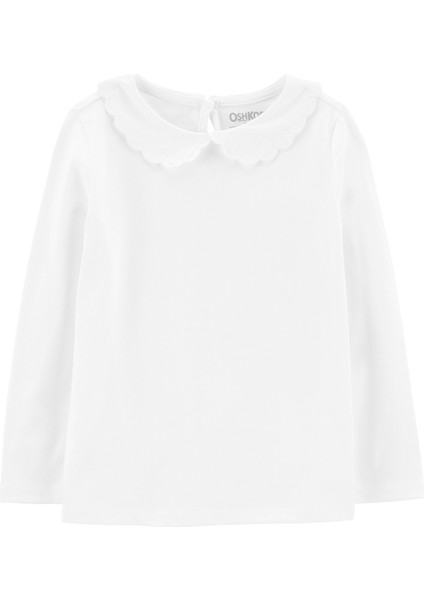 Küçük Kız Çocuk Tshirt Beyaz